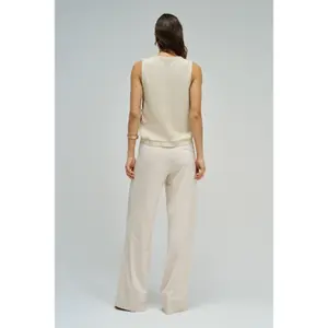 Γυναικείο αμάνικο μπλουζάκι από πλέξη Salsa Jeans Lurex image-2