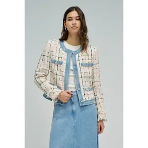 Kurtka damska z tweedu Salsa Jeans image-1