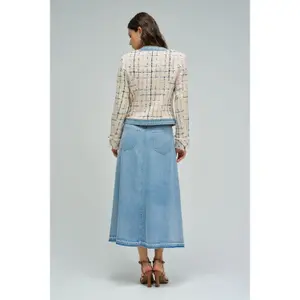 Kurtka damska z tweedu Salsa Jeans image-2