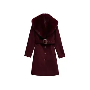 Wool Coat with Fur Women Salsa Jeans image-0