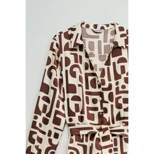 Women's jumpsuit Salsa Jeans satinée à motif image-3