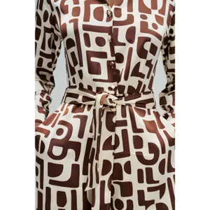 Women's jumpsuit Salsa Jeans satinée à motif image-4