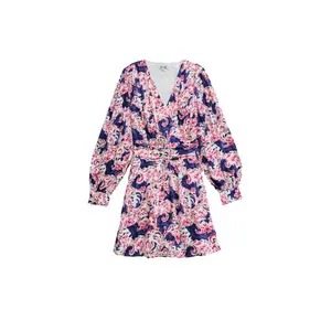 Long Sleeve Floral Pattern Dress Women Salsa Jeans image-0