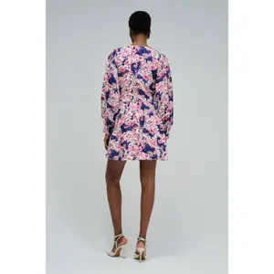 Long Sleeve Floral Pattern Dress Women Salsa Jeans image-2