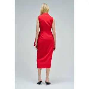 Linen Wrap Dress for Women Salsa Jeans Midi image-2
