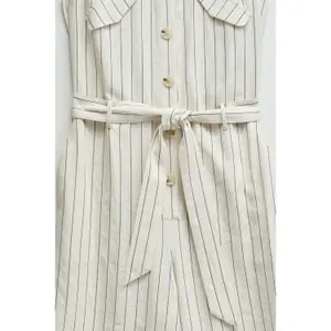 Women's Linen Striped Jumpsuit Salsa Jeans image-4