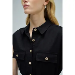Linen Wrap Dress for Women Salsa Jeans Midi image-3