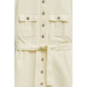 Women's linen shirt dress Salsa Jeans Midi image-4