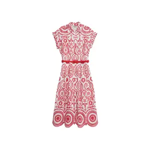 Women's shirt dress Salsa Jeans Embroidery in english image-0