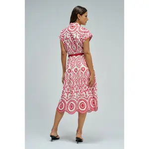 Women's shirt dress Salsa Jeans Embroidery in english image-2