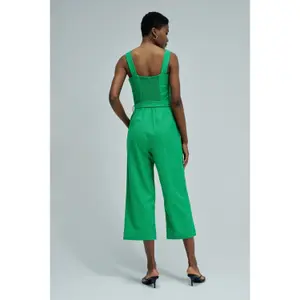 Embroidered Linen Jumpsuit Women Salsa Jeans image-2