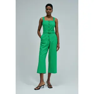 Embroidered Linen Jumpsuit Women Salsa Jeans image-1
