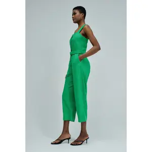 Embroidered Linen Jumpsuit Women Salsa Jeans image-3
