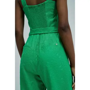 Embroidered Linen Jumpsuit Women Salsa Jeans image-4