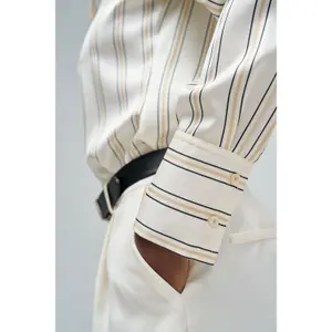 Striped Satin Blouse Women Salsa Jeans image-3