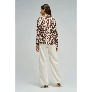 Satin Printed Blouse Women Salsa Jeans image-2