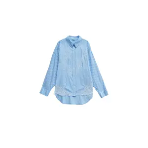 Women's Long Sleeve Blouse with Lace Salsa Jeans image-0