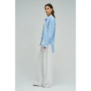 Women's Long Sleeve Blouse with Lace Salsa Jeans image-3