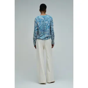 Satin Blouse with Pattern Women Salsa Jeans image-2