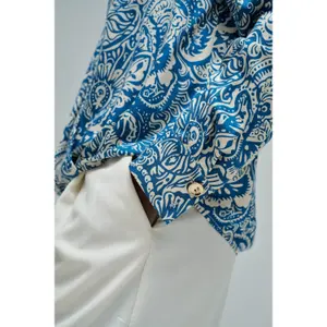 Satin Blouse with Pattern Women Salsa Jeans image-3