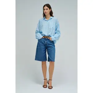 Striped long-sleeve blouse for women Salsa Jeans image-1