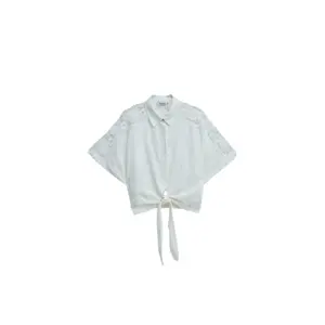 Lace and Linen Blouse for Women Salsa Jeans image-0