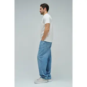 T-shirt με στρογγυλή λαιμόκοψη από βαμβάκι Salsa Jeans image-3