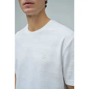 Textured Cotton T-Shirt Salsa Jeans image-3