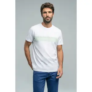 T-shirt με στρογγυλή λαιμόκοψη από βαμβάκι Salsa Jeans image-1