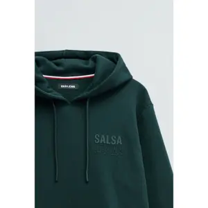 Hooded sweatshirt with logo Salsa Jeans image-4