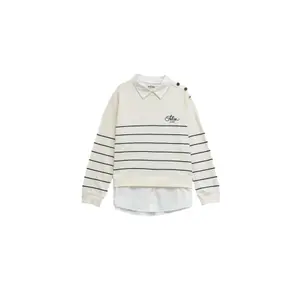 Combined Pullover with Women's Shirt Salsa Jeans image-0