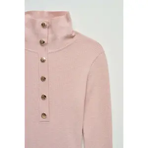 Polo with Gold Buttons for Women Salsa Jeans image-4