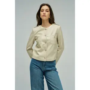 Women's Leather Effect Jacket Salsa Jeans image-1