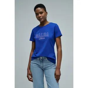 T-shirt με ανάγλυφο λογότυπο Salsa Jeans image-2
