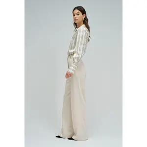Women's Straight Leg Fabric Trousers Salsa Jeans image-3