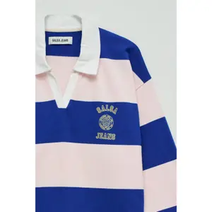 Women's long-sleeve striped polo Salsa Jeans image-4