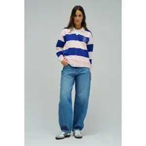 Women's long-sleeve striped polo Salsa Jeans image-2