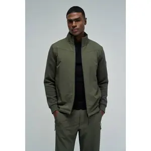Mixed Material Bomber Salsa Jeans image-1