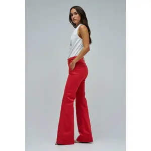 Womens Flare Chino Jeans Salsa Jeans Secret Push In image-3