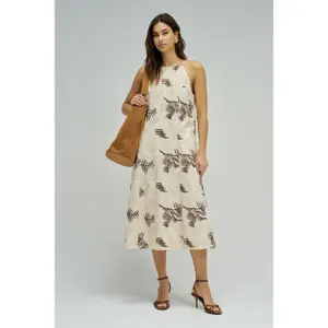 Sukienka z haftami damska Salsa Jeans Midi image-2