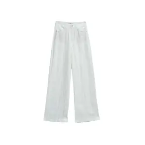 Wide Leg Linen Trousers Women Salsa Jeans image-0