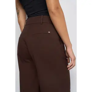 Pantalon chino wide en lin femme Salsa Jeans image-5