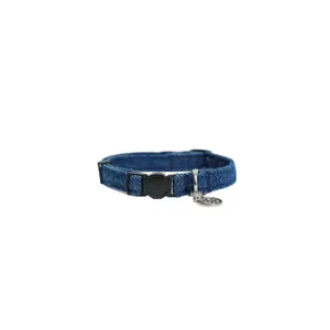Denim halsband voor katten Salsa Jeans