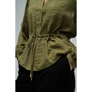 Textured Blouse with Belt Women Salsa Jeans image-3