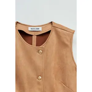 Women's vest Salsa Jeans Suede Effect image-4