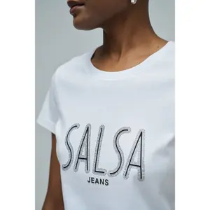Γυναικείο βαμβακερό T-shirt Salsa Jeans image-3
