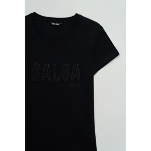 Women's logo T-shirt Salsa Jeans image-4