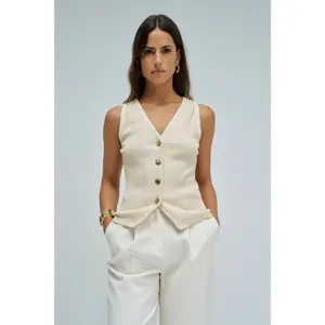 Women's Knit Gilet Salsa Jeans image-1