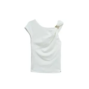 Asymmetrical Neck Tank Top Women Salsa Jeans image-0