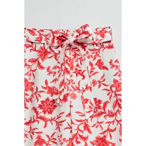 Floral Print Wide Leg Trousers Women Salsa Jeans image-4